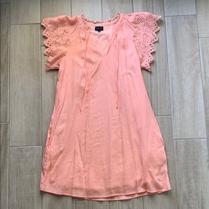 Who What Wear Peach Dress With Pockets - Women’s XS